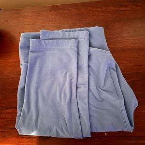 LulaRoe yoga pants. Light blue. Soft. Size large. Tall and curvy.